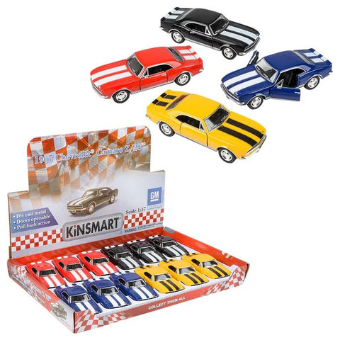 5" Die-Cast Pull Back 1967 Chevy Camaro Z28