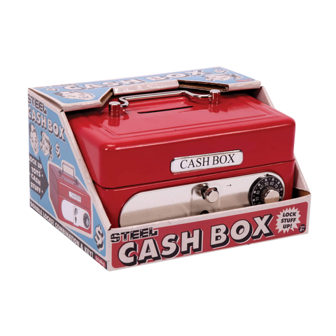 Cash Box Steel W Lock