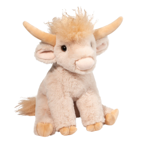 Douglas Laddie Cream Highland Cow Soft