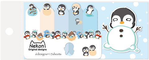 Nekoni Penguin Sticky Note
