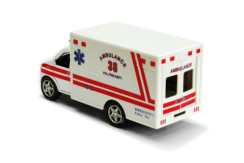 Kinsmart Rescue Team Ambulances 5" Diecast Model Car 5259D