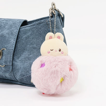 Miniz by Anirollz: Mini Plush Charm Fluffyball Bunniroll