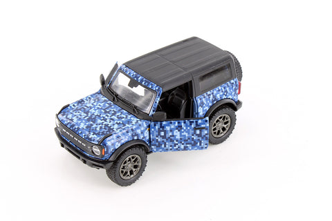Kinsmart 2022 Ford Bronco Camo Edition Assorted 1/34 Scale Diecast Model Car 5445D/AB