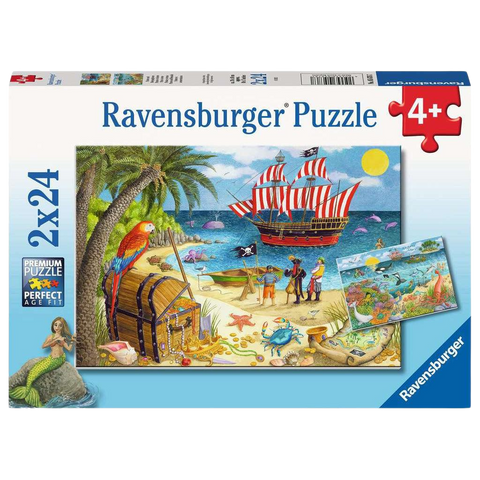 Ravensburger Pirates and Mermaids 24 Pc Puzzle