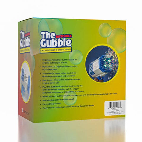 The Bazooka Gubble LED Bubble Blower