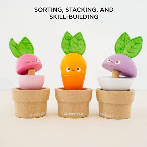 Le Toy Van Stacking Wooden Veggies