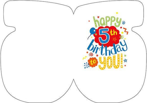 5th Birthday Foil Card