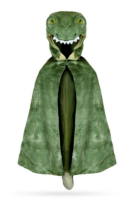 Great Pretenders T-Rex Hooded Cape, Size 4-5