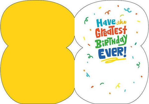 8th Birthday Foil Card