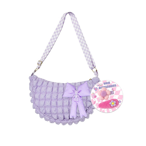 Hot Focus Bowtiful Puffer Crossbody Bag, Bowtiful