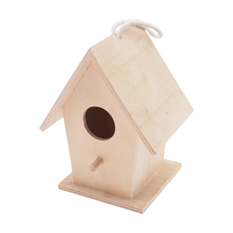 Angels Craft Single Roof Wooden Bird House