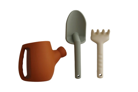 Terracotta Silicone Garden Set 
