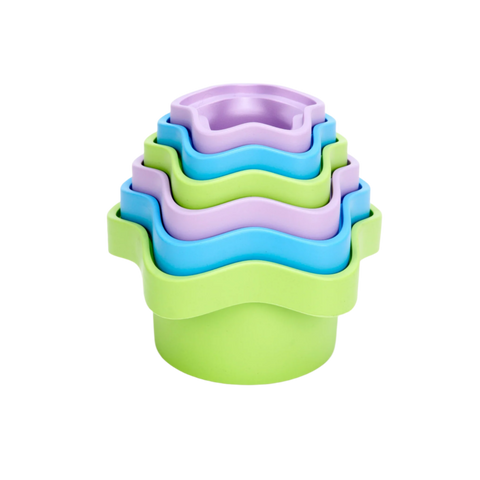 Green Toys® Stacking Cups Volumetric 6 Pc