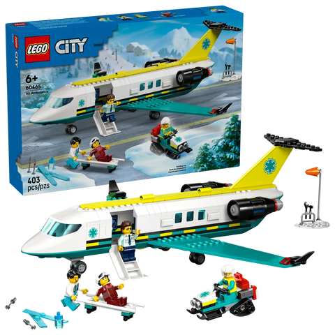 LEGO City Big Vehicles Emergency Air Ambulance Airplane 60465