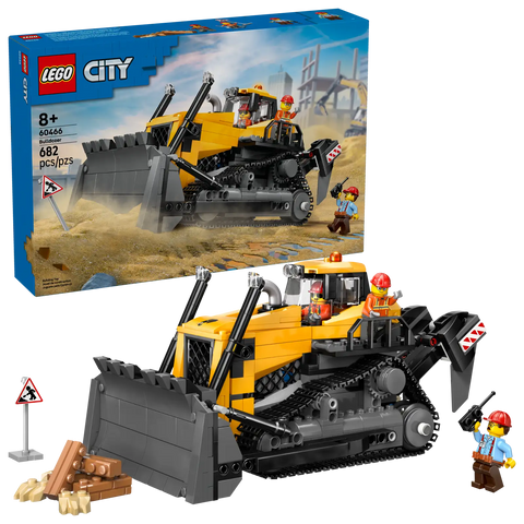 LEGO City Big Vehicles Yellow Bulldozer 60466