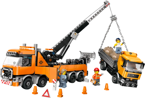 LEGO City Big Vehicles Heavy-Duty Recovery Tow Truck with Crane 60467