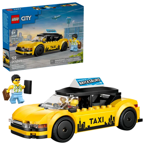 LEGO City Great Vehicles Yellow Taxi 60487