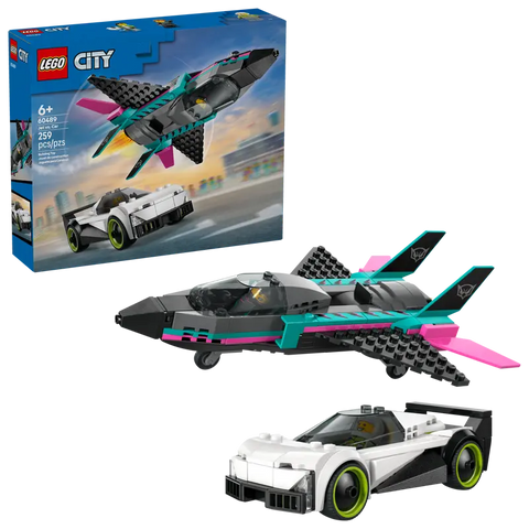 LEGO City Great Vehicles Jet vs. Car 60489