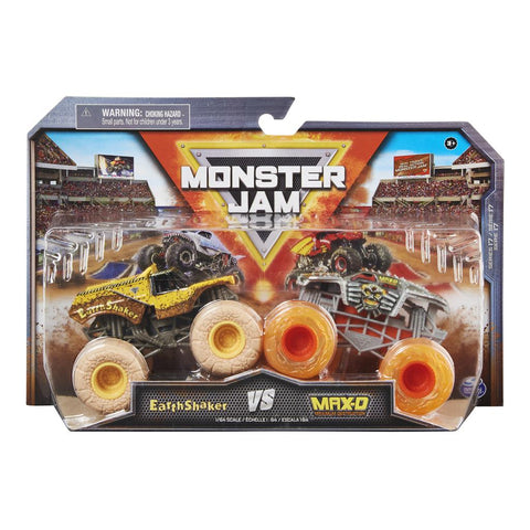 Monster Jam Official 1:64 Scale Die-Cast Monster Trucks 2-Pack
