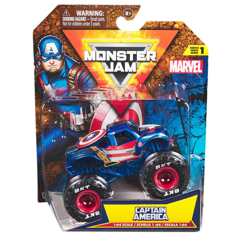 Monster Jam Official 1:64 Marvel Toy Vehicle Monster Truck