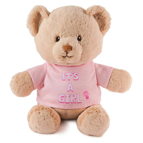 GUND It's a Girl Bear, Pink, 12 in