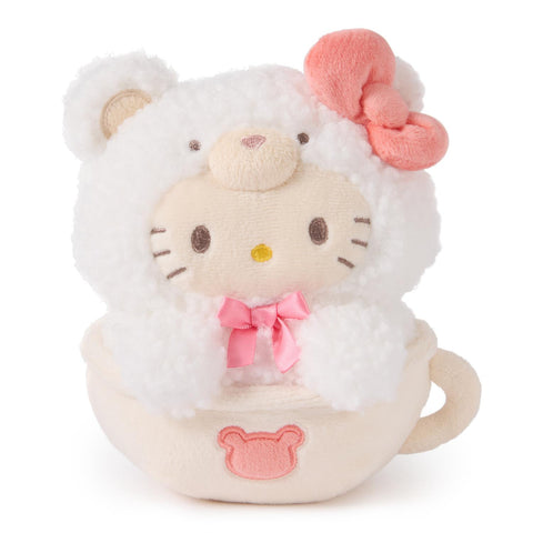 GUND Hello Kitty Cafe Latte Bear Plush, 6 in