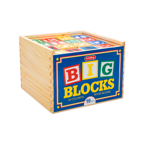 Big Blocks 48 Colors Wood Blocks
