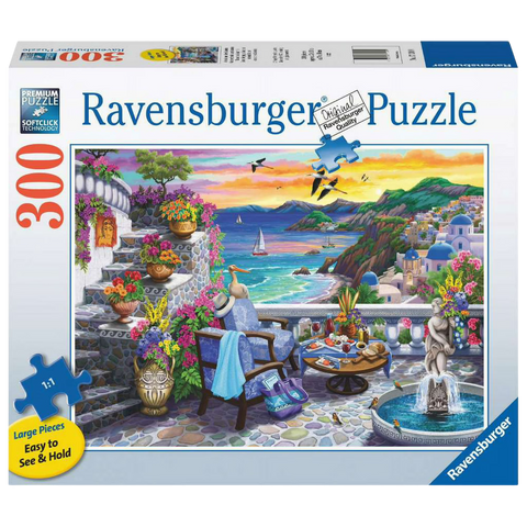 Ravensburger Santorini Sunset 300 pc Large Format Puzzle