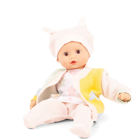 Gotz Muffin Baby 13" Baby Doll with Pink Hat