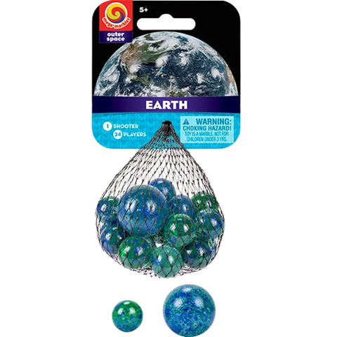 Play Visions Mega Marbles Earth Game (25 Pcs)