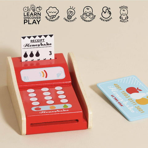 Le Toy Van Wooden Shop Card Machine