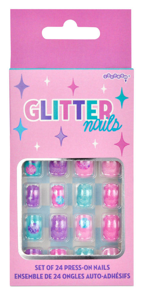 Iscream Glitter Press-On Nail Set