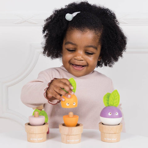 Le Toy Van Stacking Wooden Veggies