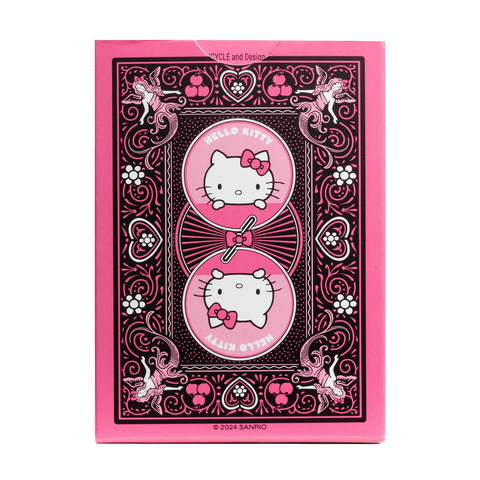 Bicycle Sanrio Hello Kitty Black and Pink Playing Cards
