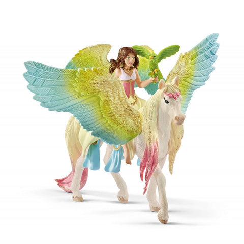 Schleich Fairy Surah with Glitter Pegasus