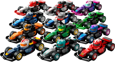 LEGO Minifigures F1® Collectible Race Cars 6 Pack 66796