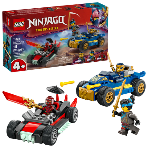 LEGO Ninjago Rogue vs. Drix Race Car Duel 71840