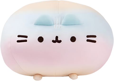 GUND Pusheen Rainbow Round Squisheen Plush 11 in