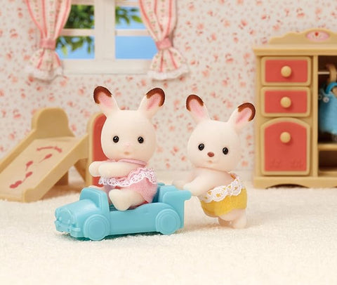 Calico Critters Chocolate Rabbit Twins