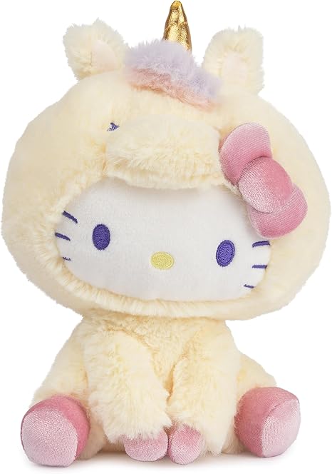 GUND Unicorn Hello Kitty Plush, 6 in 
