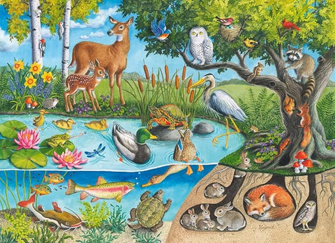 Ravensburger Animals Above and Below 60 Pc Puzzle