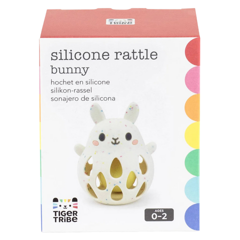 Silicone Rattle - Bunny