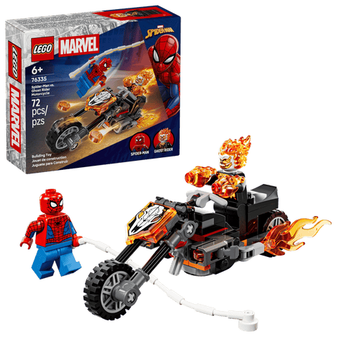 LEGO Super Heroes Marvel Spider-Man vs. Ghost Rider Motorcycle 76335