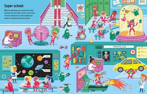 First Sticker Book Superheroes : Usborne