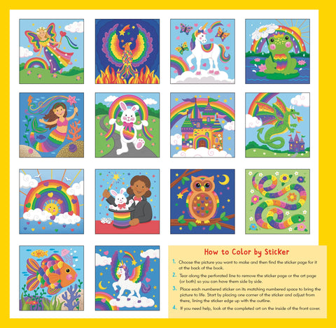 My First Color-By-Sticker Book -- Rainbow Magic