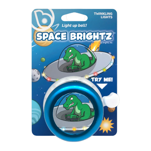 Brightz Space Brightz Blue Dinosaur LED Kids Bike Bell