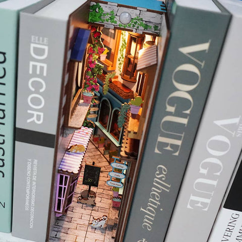 Hands Craft DIY Miniature House Book Nook Kit: Island of Love