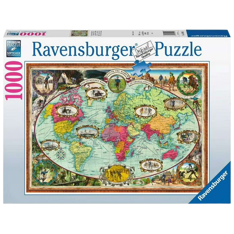 Ravensburger Bicycle Ride Around the World 1000 Pc Puzzle