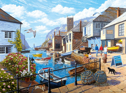 Ravensburger Tranquil Harbour 500 Pc Puzzle