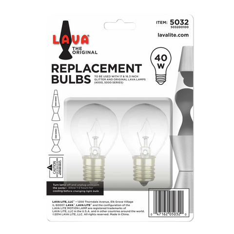 Lava Replacement Bulbs 40W
